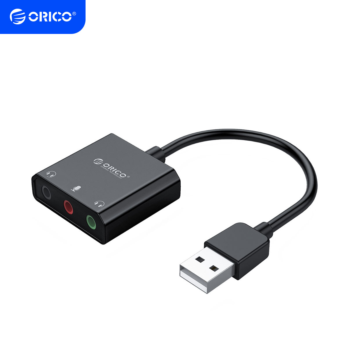 ORICO Sound Card External USB Interface 3.5mm Stereo