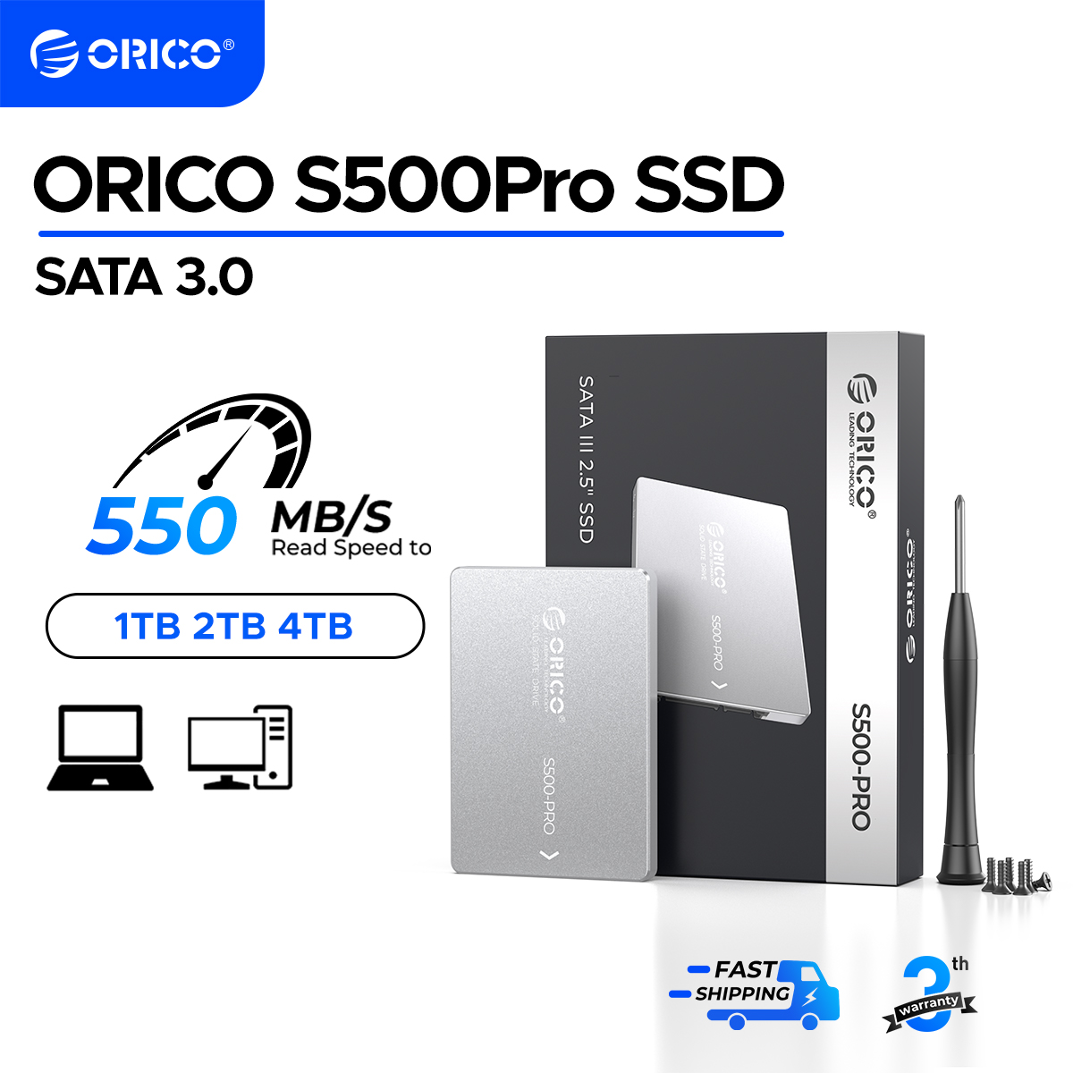 Interný SSD disk ORICO SATA III 2,5”