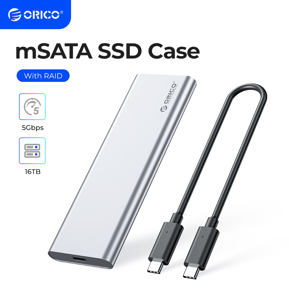 ORICO 2베이 mSATA SSD 케이스