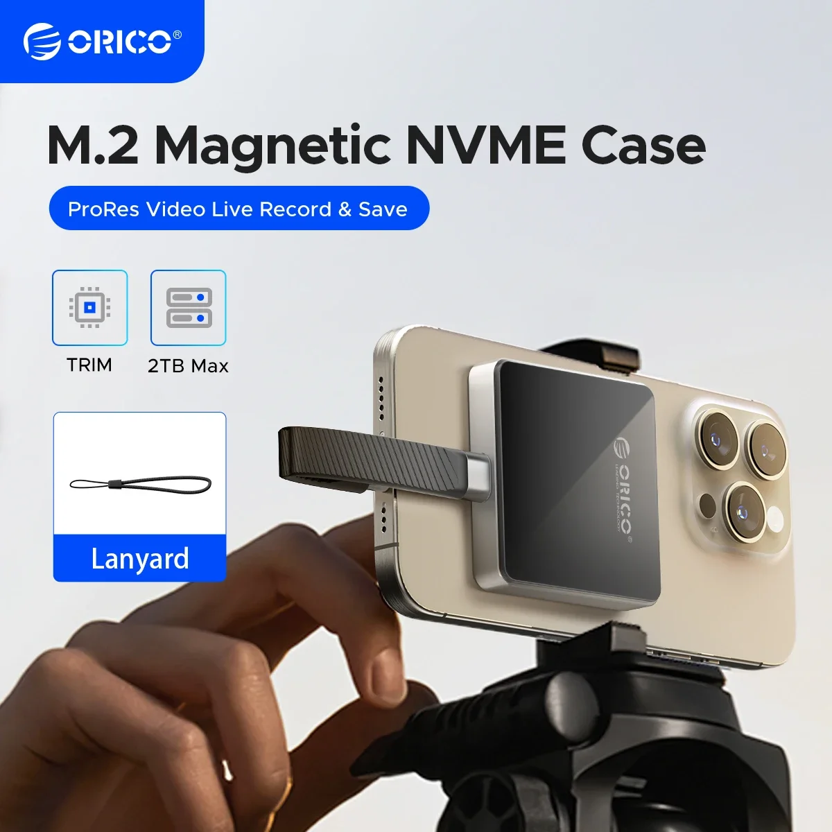 Ohišje za SSD disk ORICO Magnetic 2230 M.2 NVMe 10