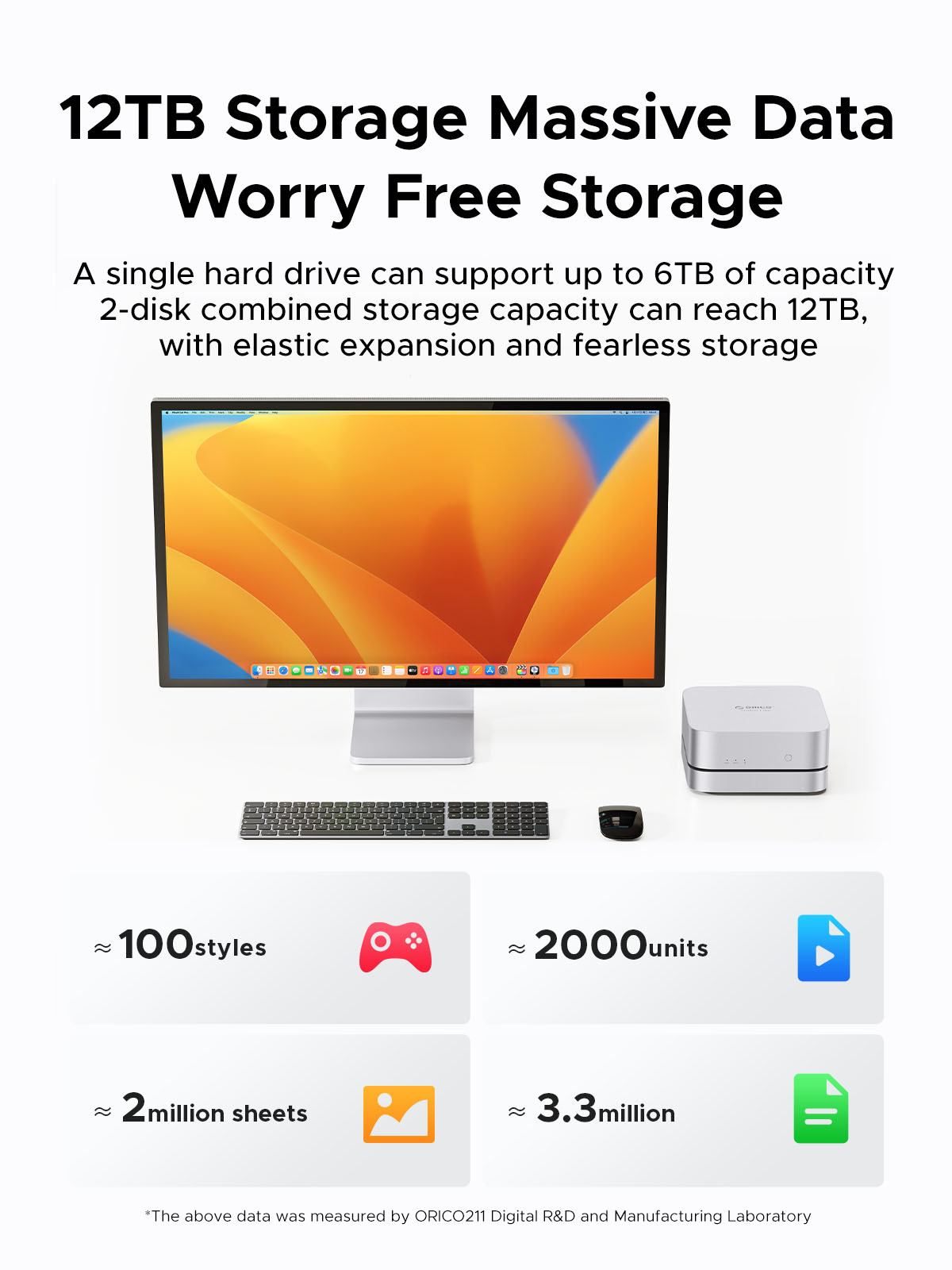 ORICO StudioLink External Hard Drive Enclosure