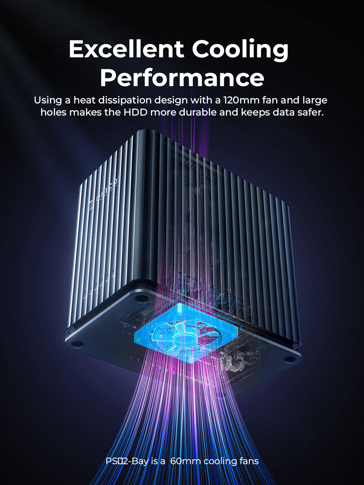 Докинг станция ORICO 5Bay Type-C HDD, захранвана 12V4A