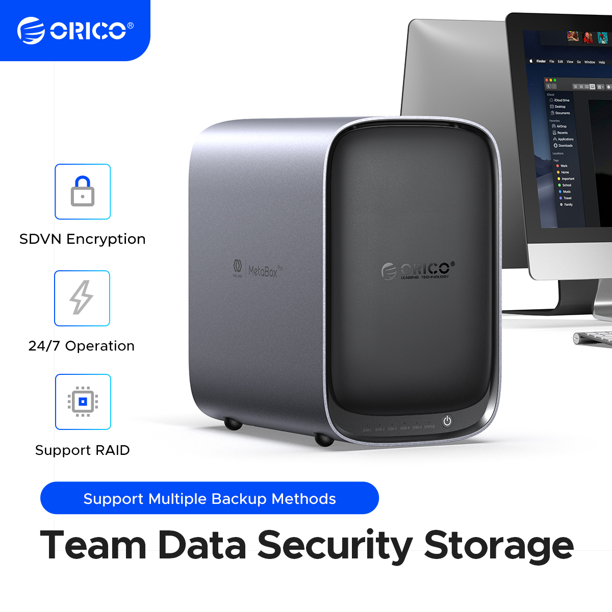 ORICO MetaBox Team Storage 3.5" Type-C Network Attached