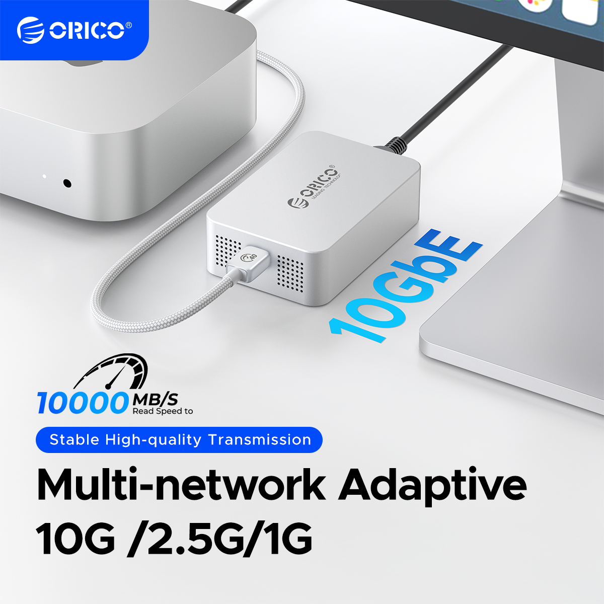 Orico REA Portable 10 Gigabit Network Card Thunderbolt