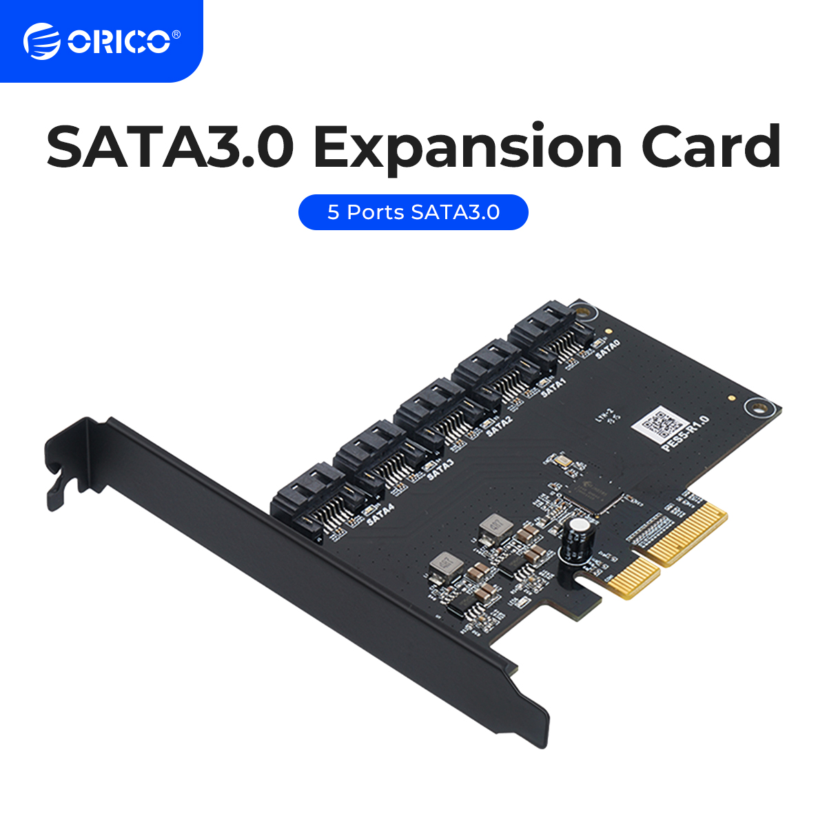 ORICO PCI-E to 5-Port SATA3.0 Expansion Card PCI-E X4