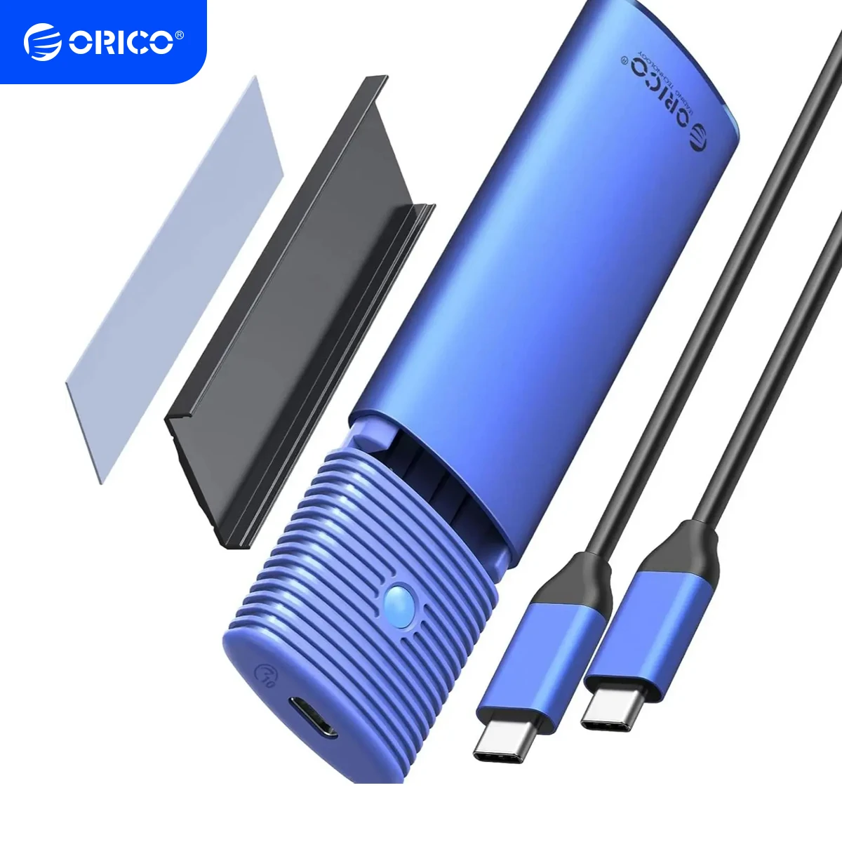 מתאם מארז SSD מסוג M.2 NVMe של ORICO SATA ללא כלים