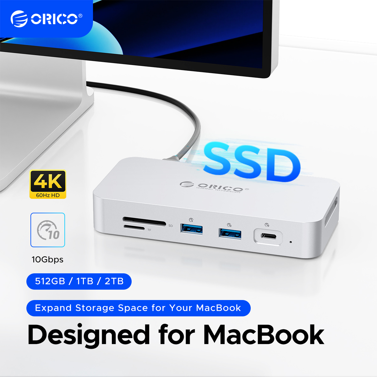Externá dokovacia stanica ORICO DataLink PSSD 2TB SSD