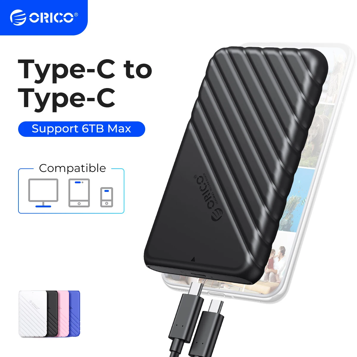 Externý pevný disk ORICO MicroB USB 3.0 2,5 palca