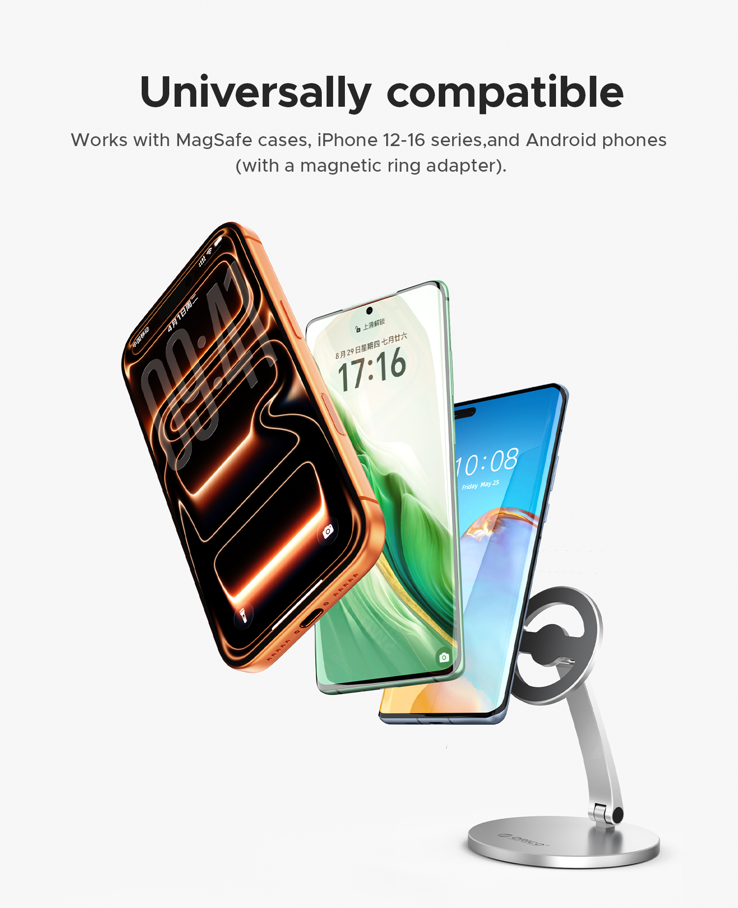 ORICO Magnetic Foldable Phone Stand with 360°