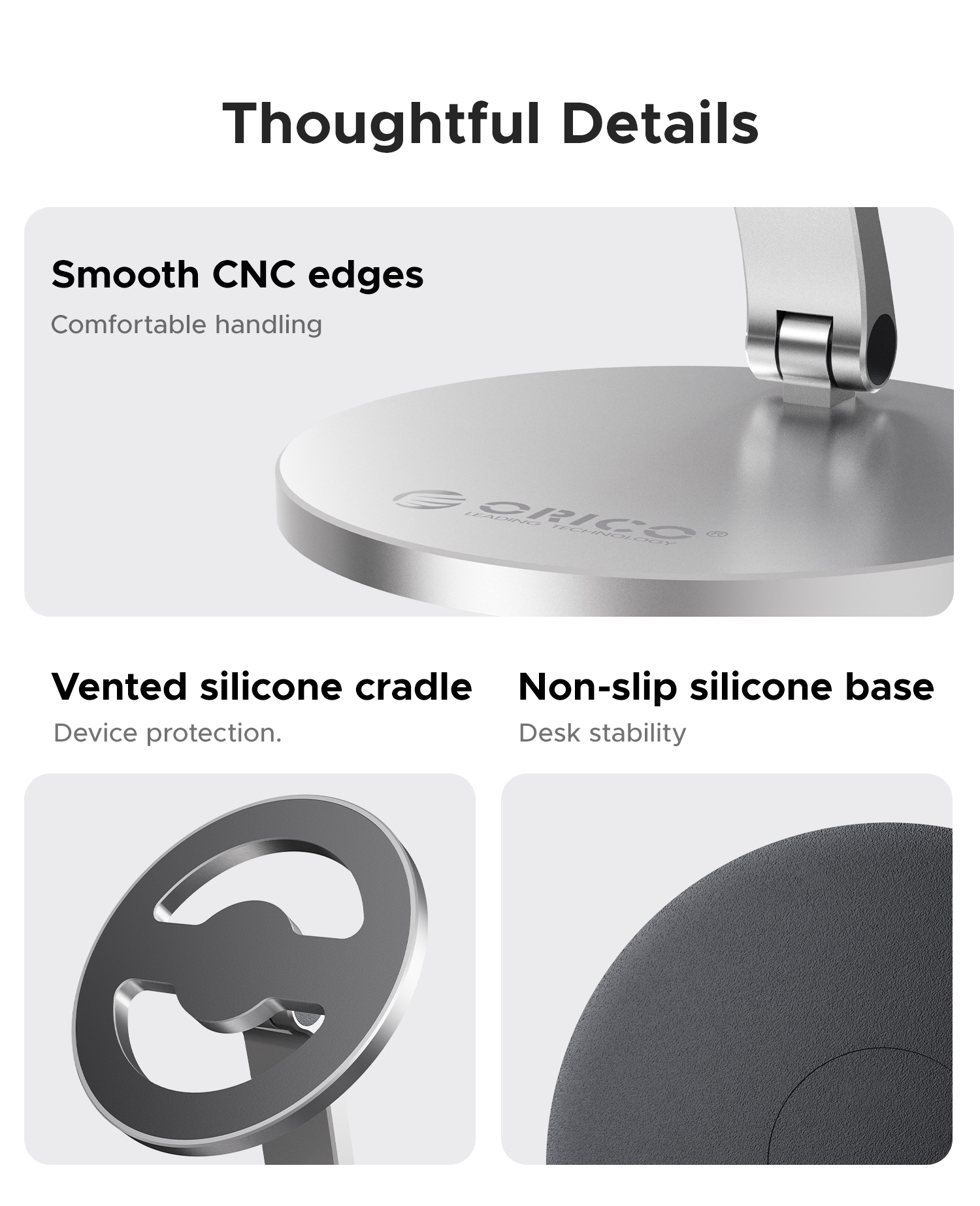 ORICO Magnetic Foldable Phone Stand with 360°