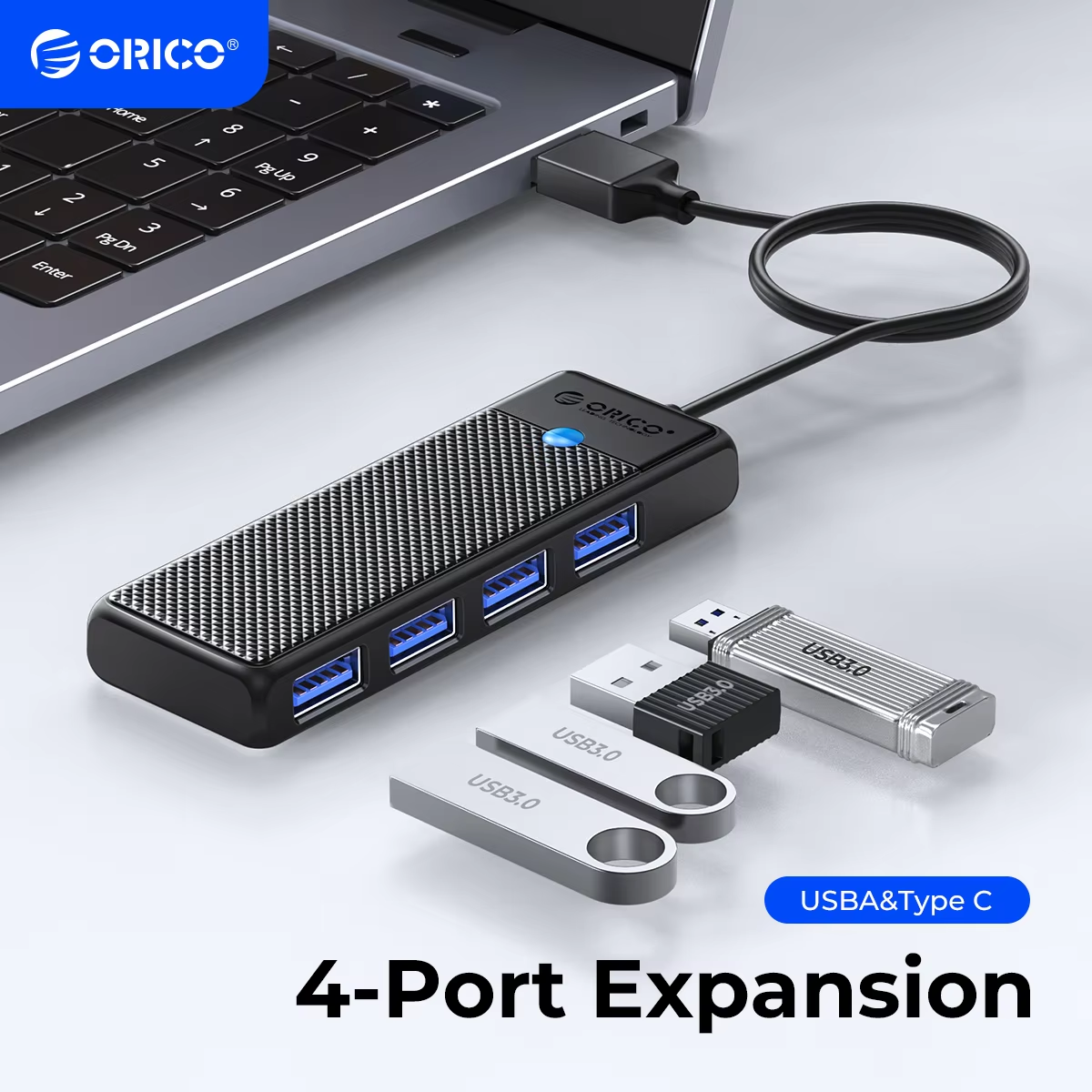 ORICO Type C HUB USB HUB 3.0 4-Port Splitter USB HUB