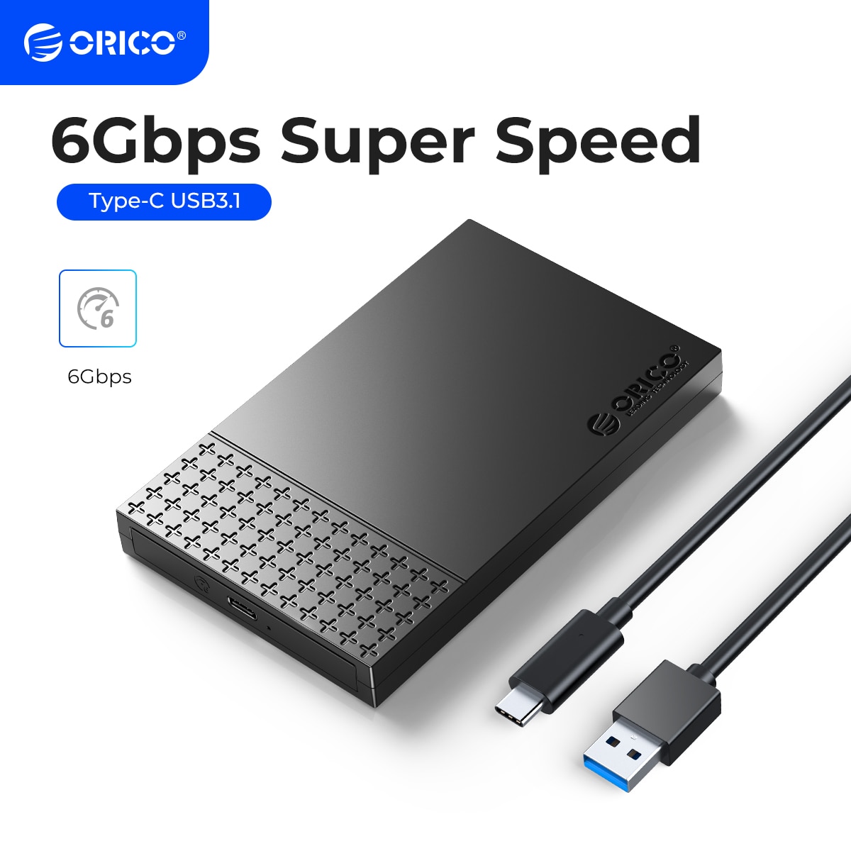 ORICO ohišje za zunanji trdi disk tipa C, SATA na USB