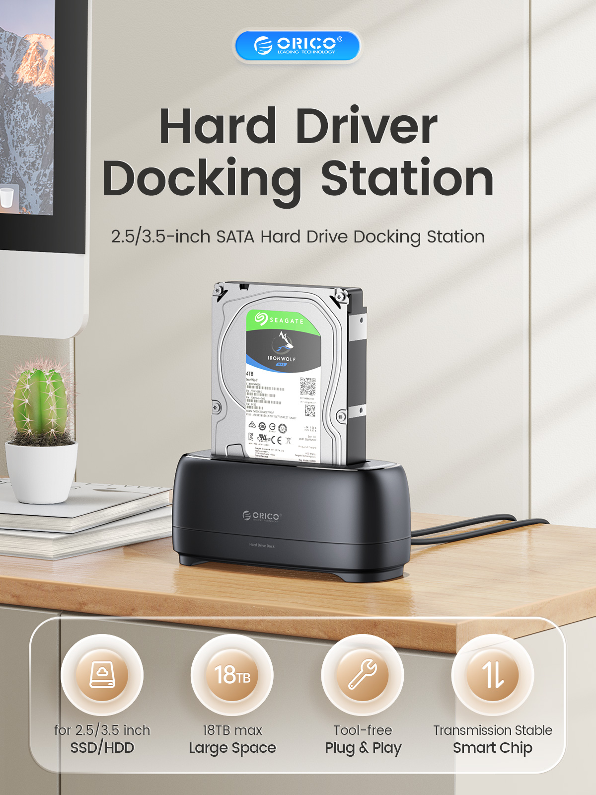Stacja dokująca ORICO SATA do dysku twardego USB 3.0