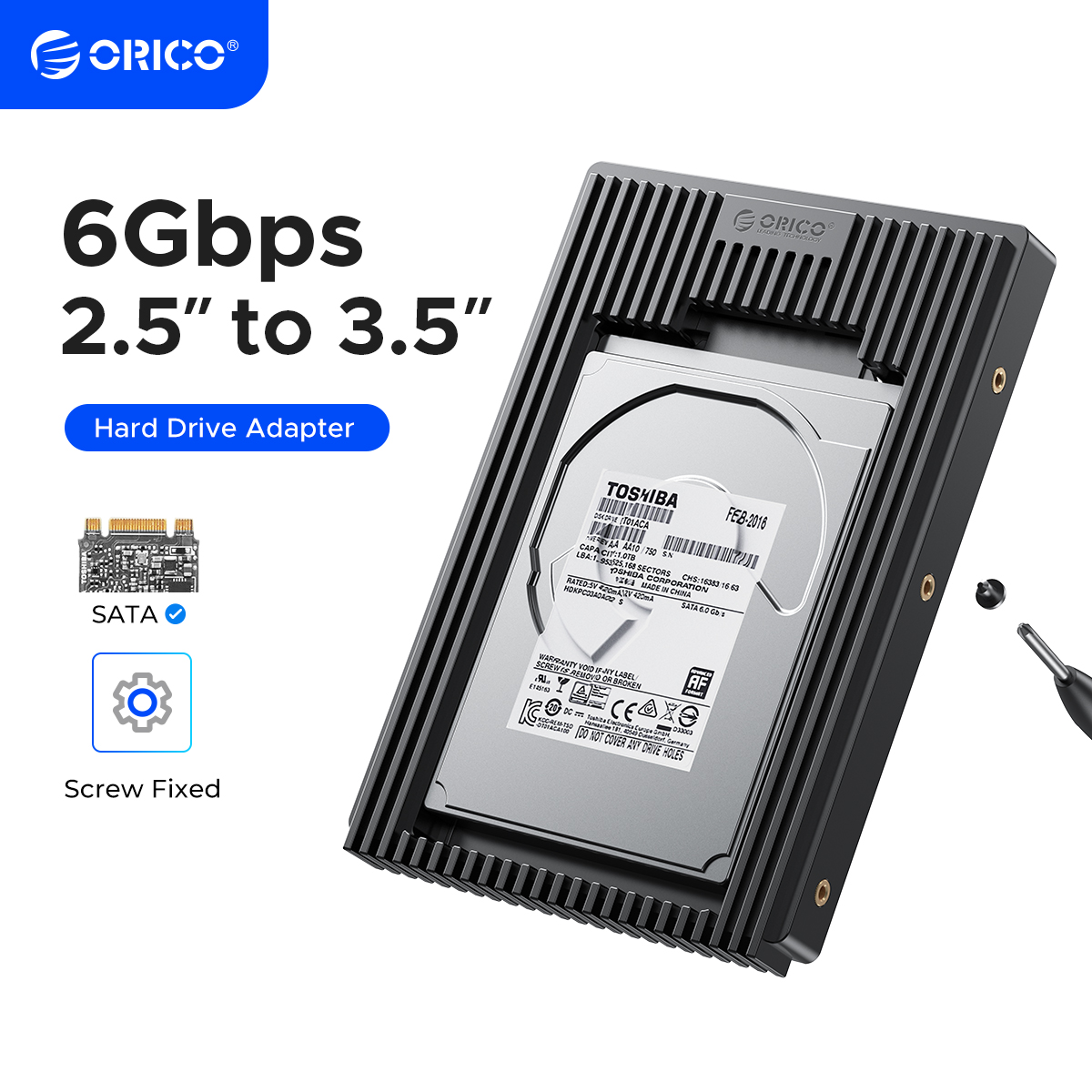 ORICO 2,5 SATA mSATA NGFF - 3,5 kiintolevyteline