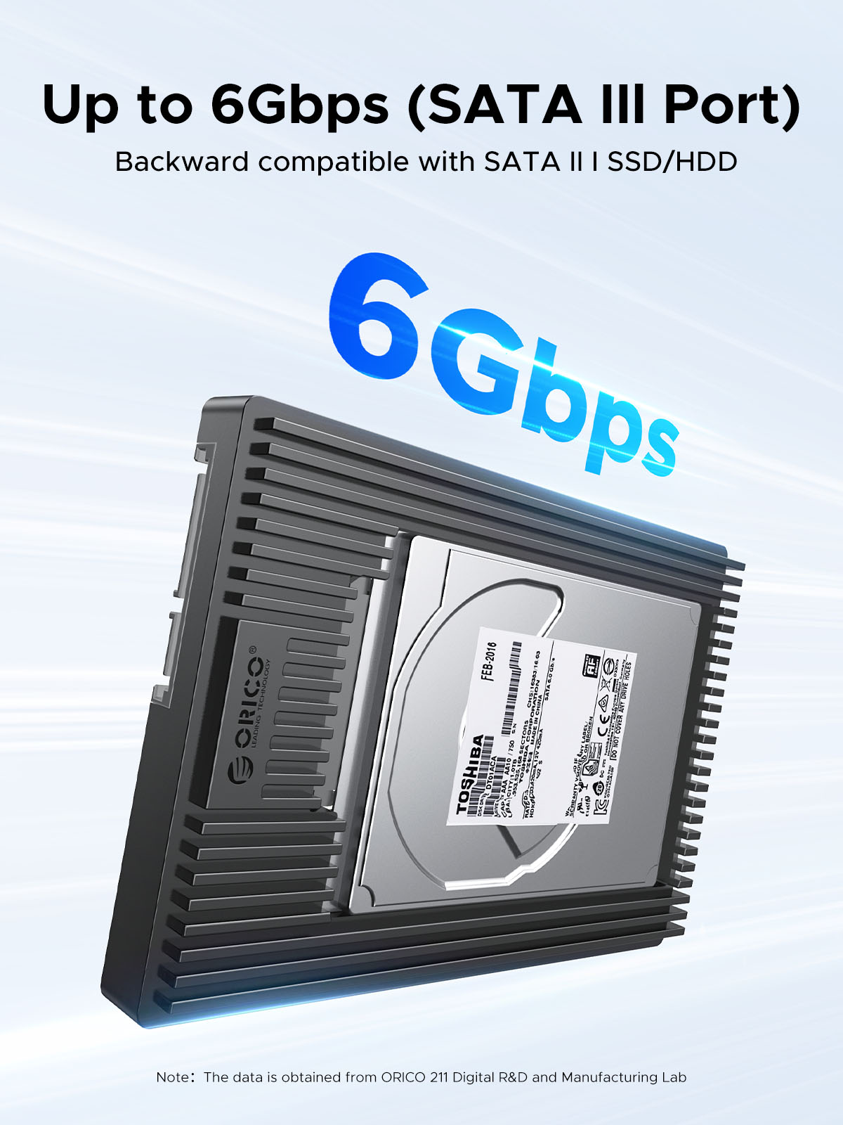 ORICO 2.5 SATA mSATA NGFF до 3.5 кућиште за хард