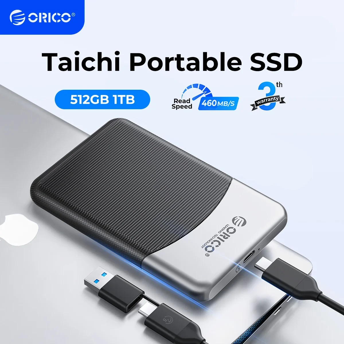 ORICO Taichi prenosni SSD 500MB/S 2,5-palčni zunanji