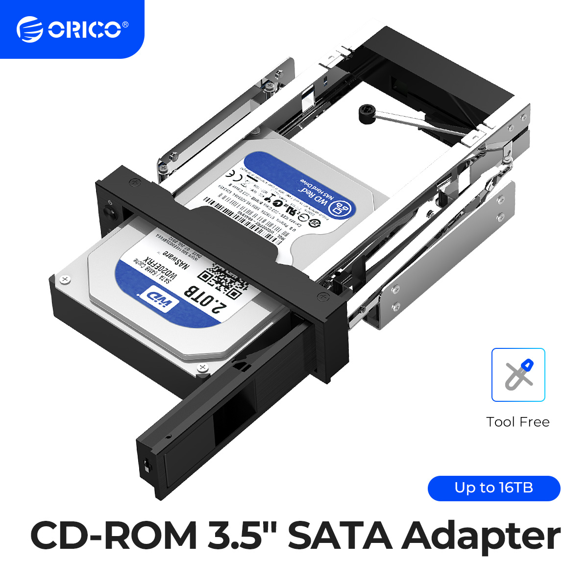 Unidade de CD-ROM ORICO, SSD SATA interno de 3,5