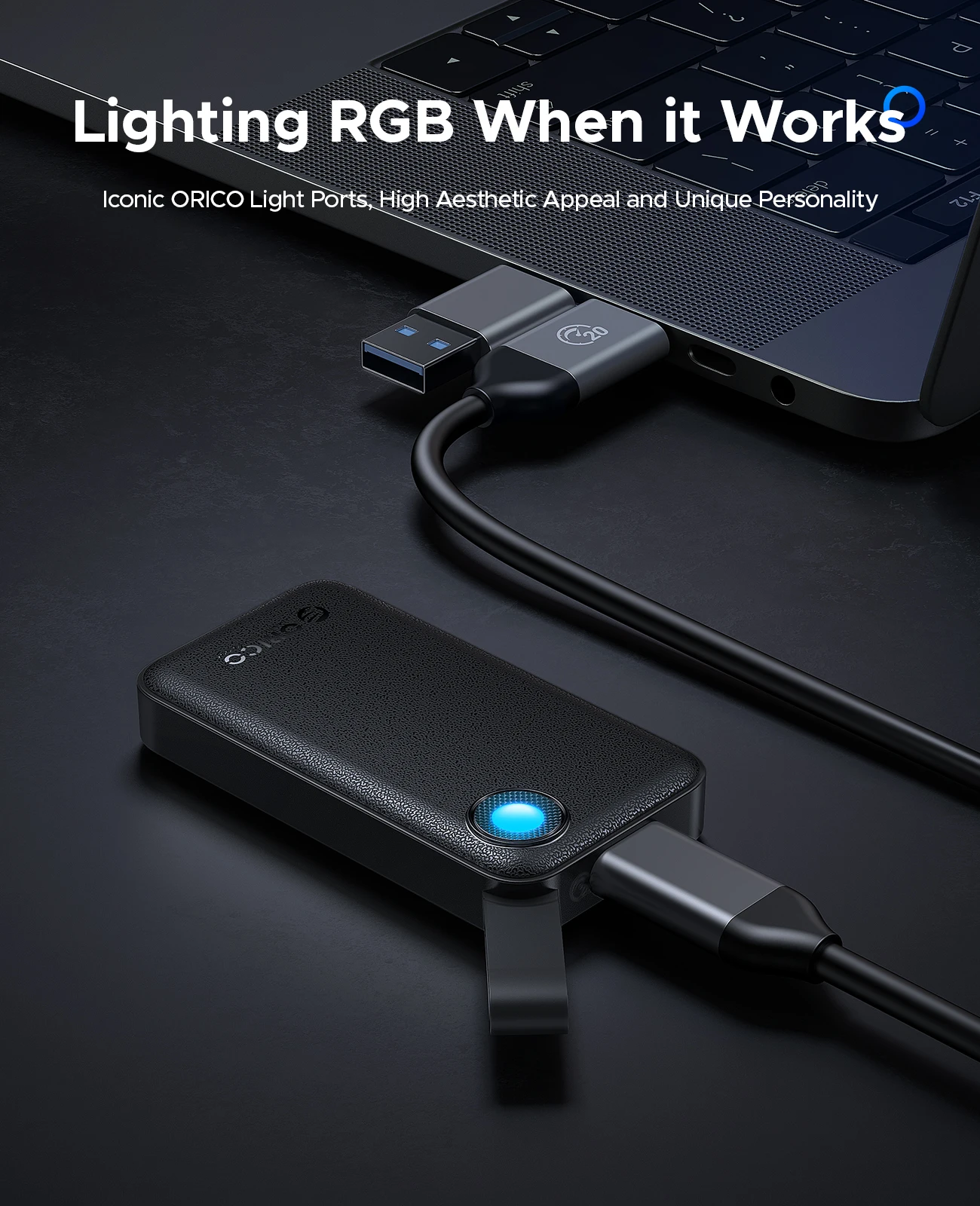 ORICO 2TB Portable SSD Up to 2000MB/s USB 3.2 Gen 2x2