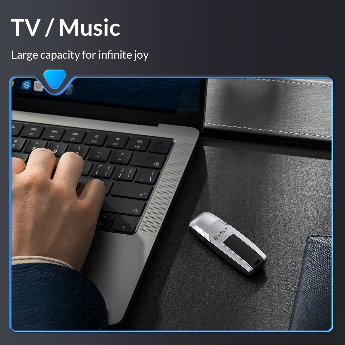 ORICO USB 3.0 100MB/S USB Flash Drive UFSD Metal
