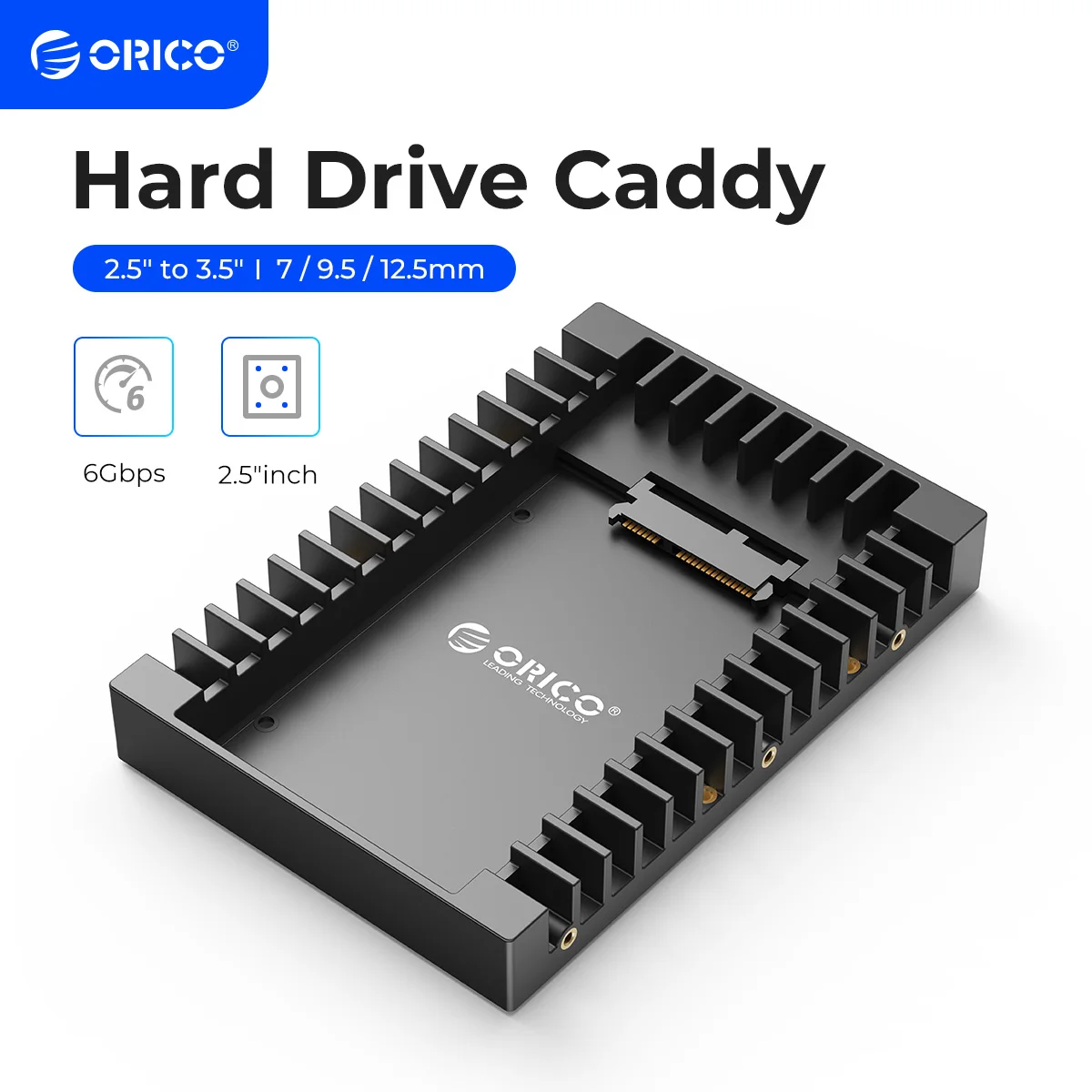ORICO Adaptador para disco duro de 2,5 a 3,5 pulgadas