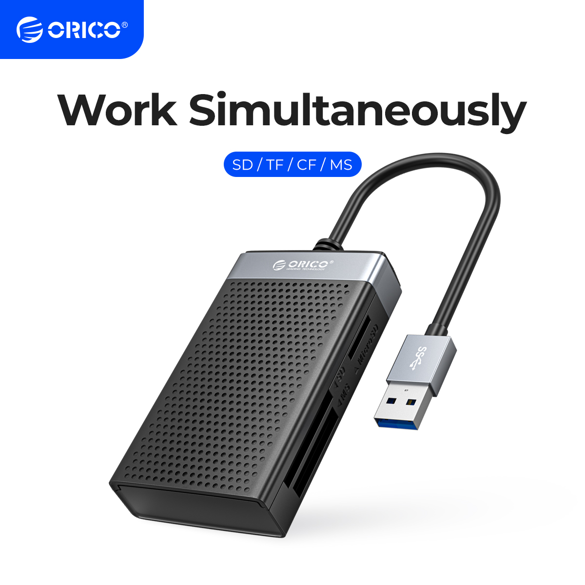 Lettore di schede USB C ORICO 3.0 4 in 1 con memoria