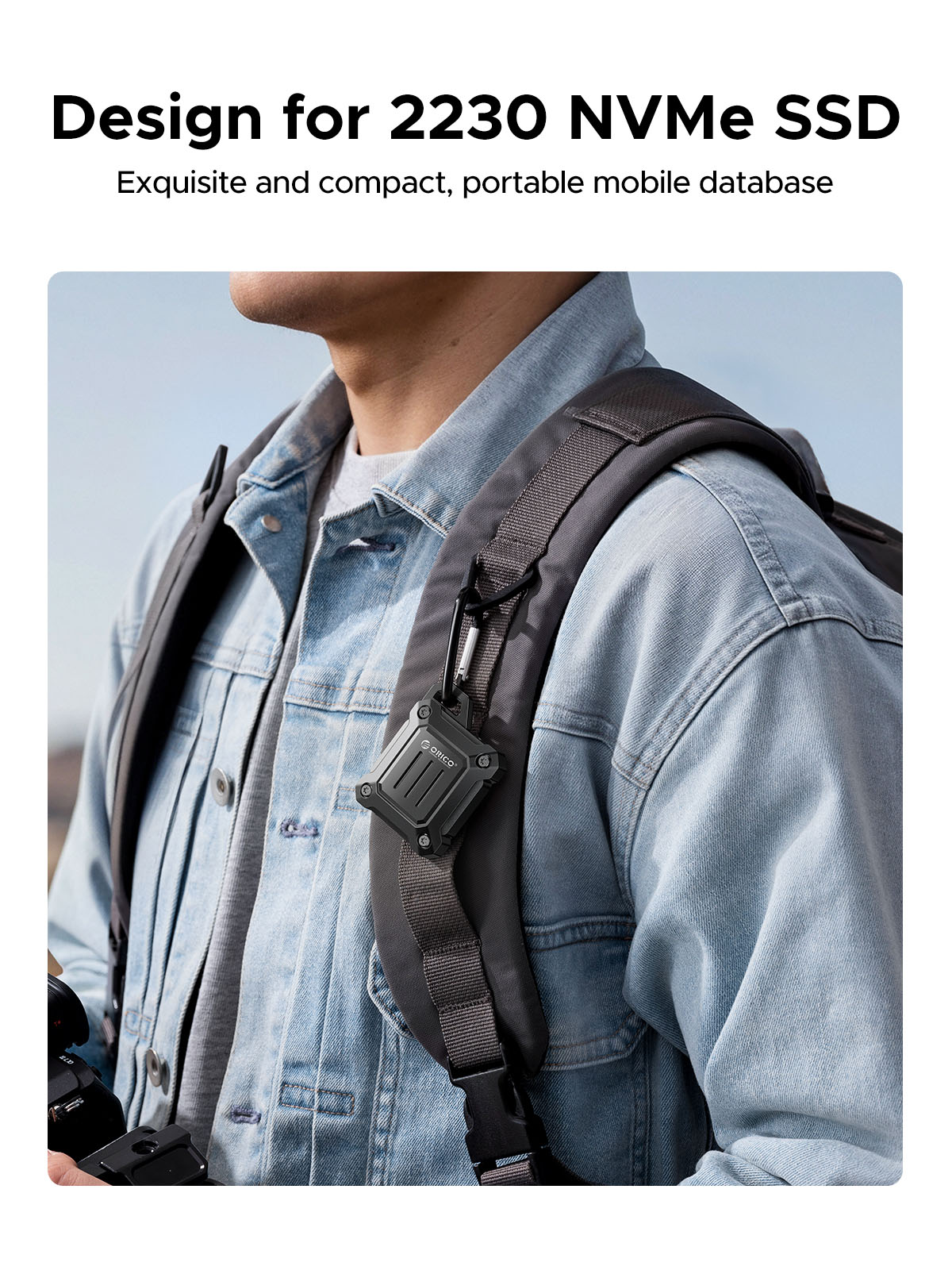Box esterno ORICO 2230 per SSD M.2 NVMe con USB
